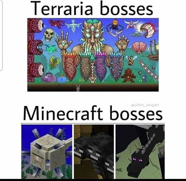 Terraria has the best bosses! The bosses - iFunny Brazil