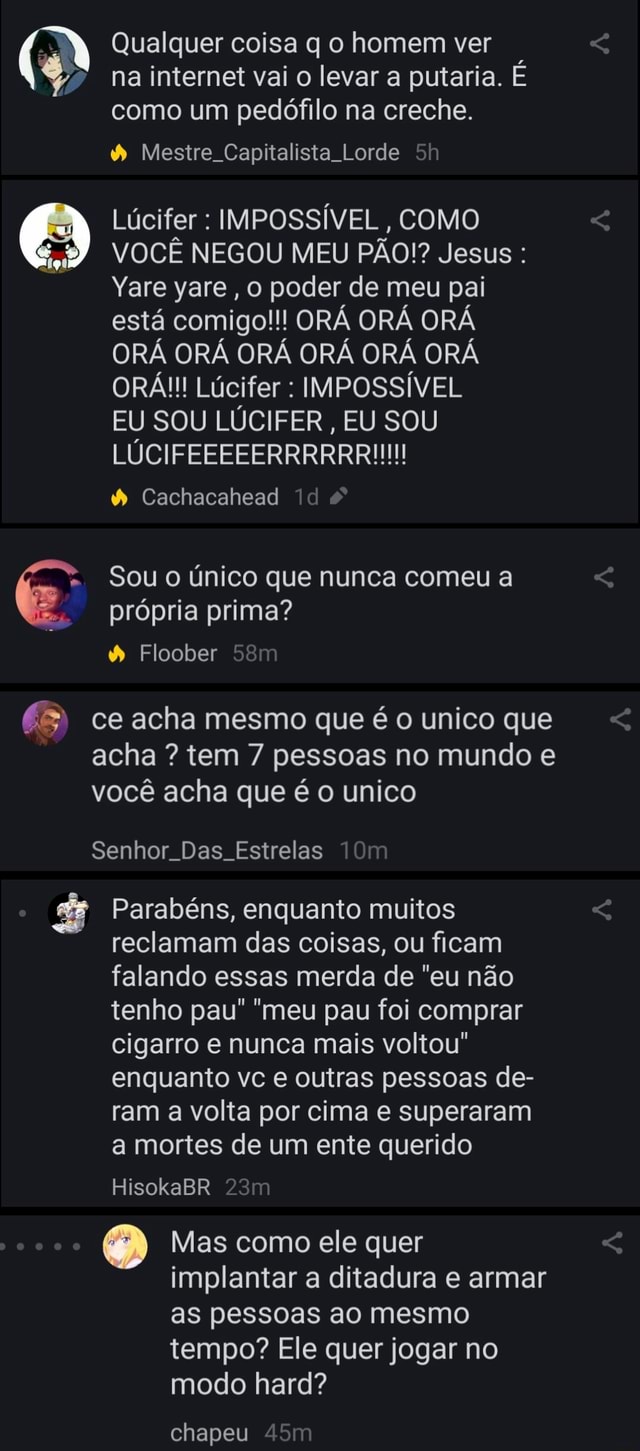 *Pessoas reclamando que 0 servidor do ifunny é ruim* único