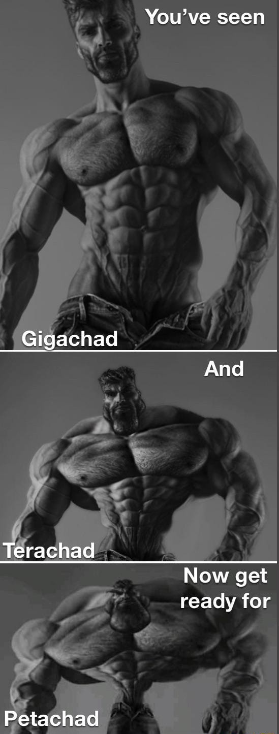 Wannabe Gigachad vs Real Gigachad - Someone wanted this template, noone had  it, so I remade it. : r/MemeTemplatesOfficial