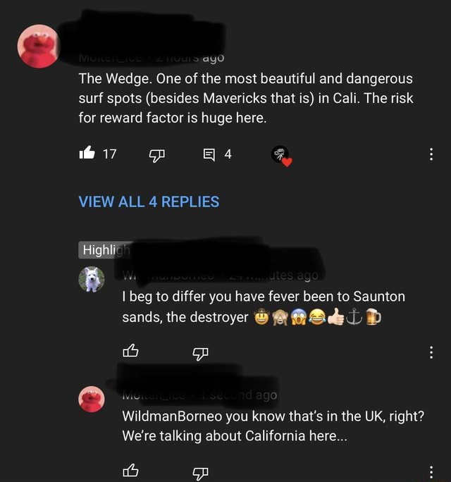 The Wedge. One of the most beautiful and dangerous surf spots (besides