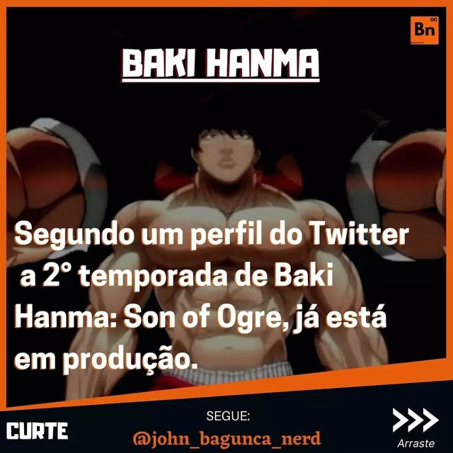 BAKI HANMA TEMPORADA 2 - JÁ DISPONÍVEL