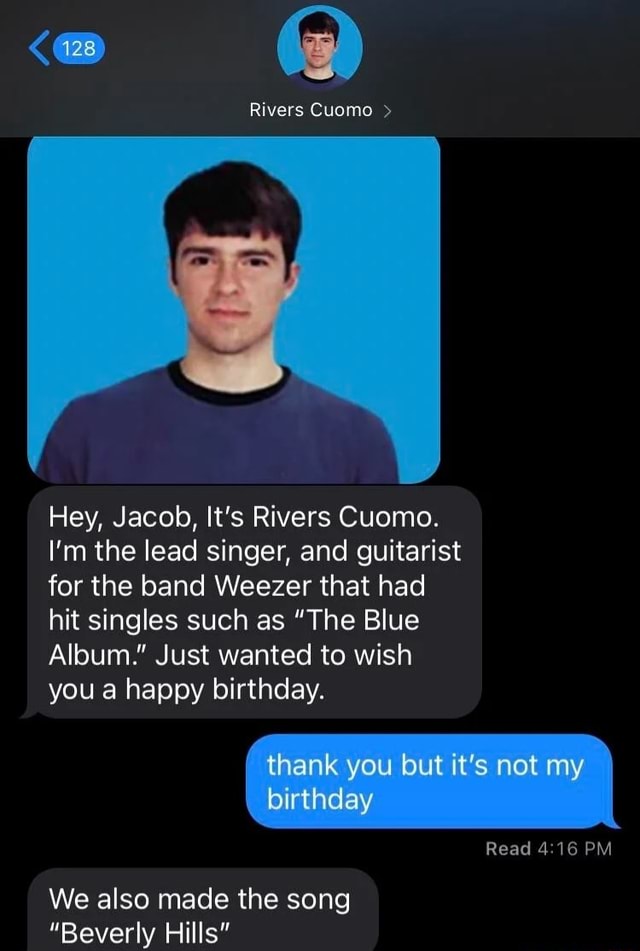 Blindado 🤫: Rivers Cuomo publica montagem com meme brasileiro