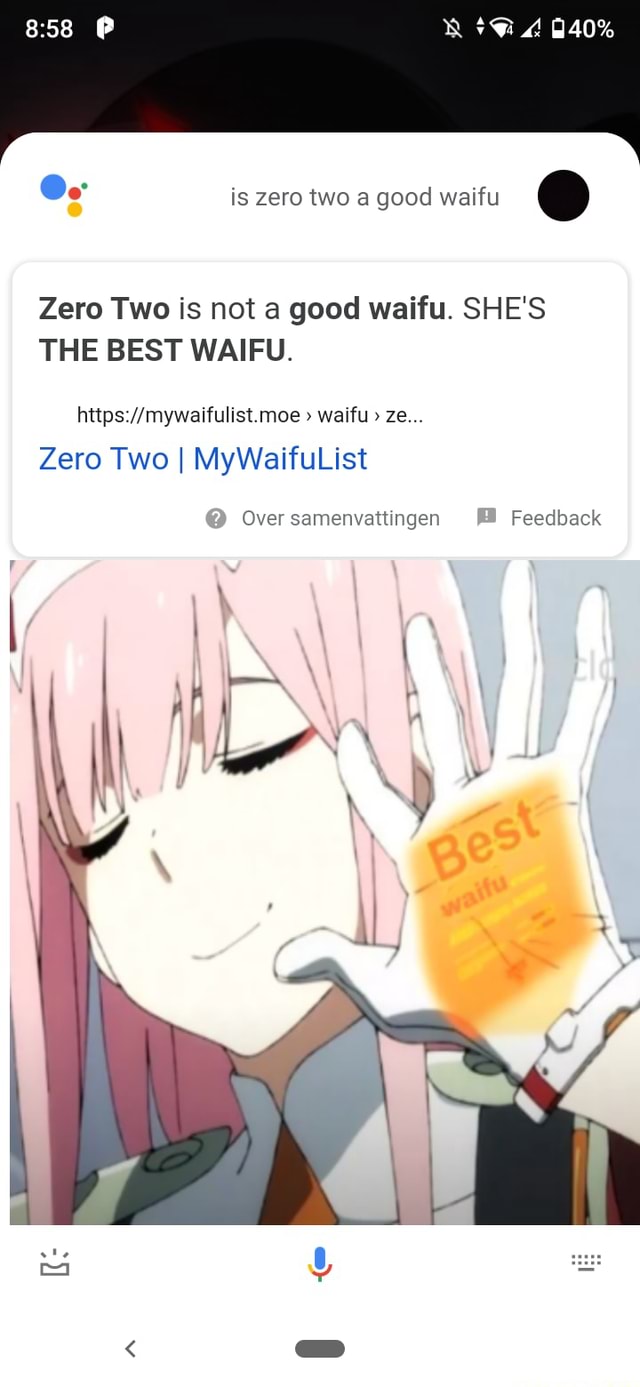 Zero Two - MyWaifuList