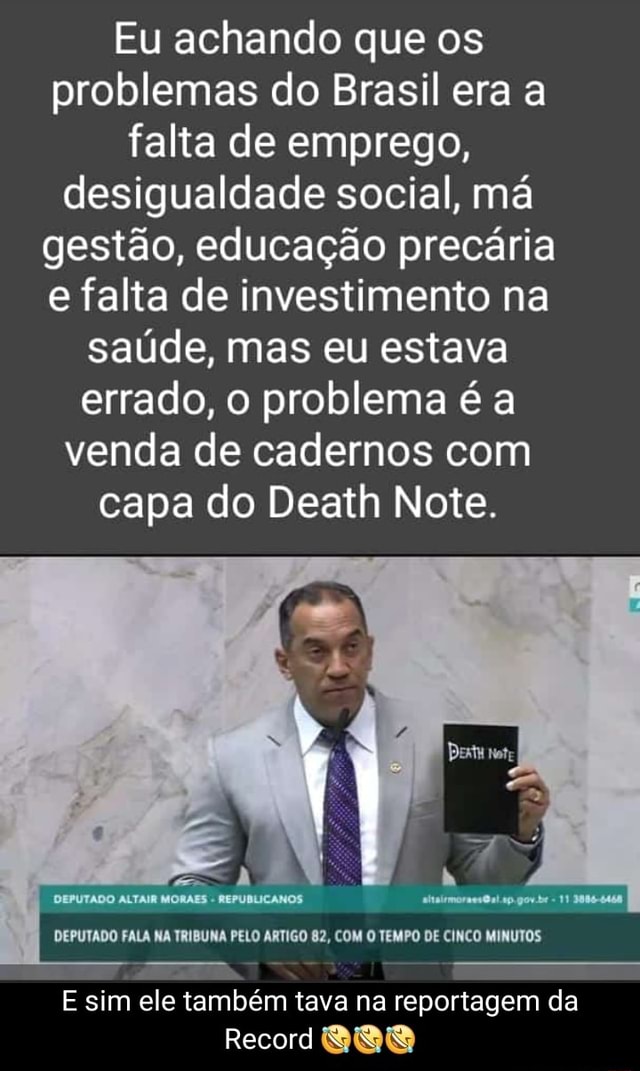 Record gera revolta ao associar Death Note a danos à saúde mental de jovens  - Trends