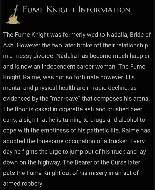 Fume Knight  Dark Souls 2 Wiki