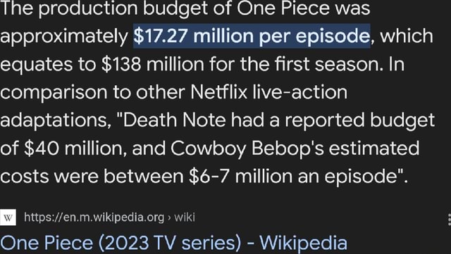 One Piece (2023 TV series) - Wikipedia