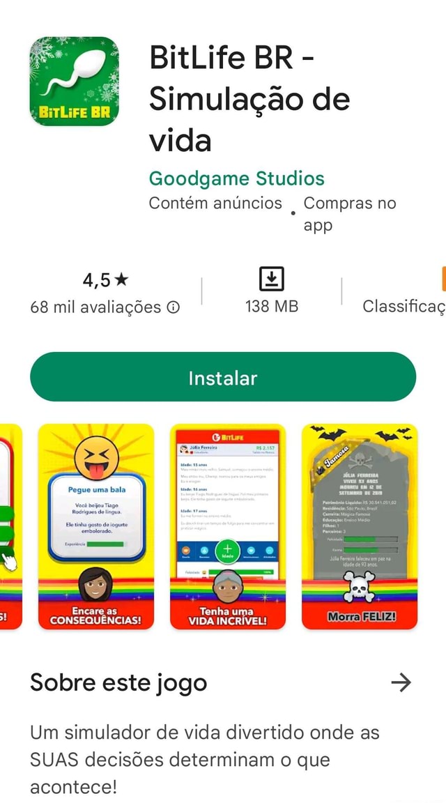 BitLife BR - Simulação de vida by Goodgame Studios