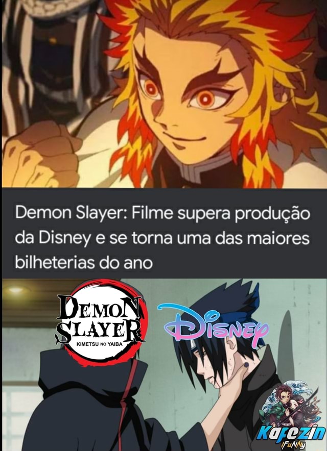 TA Demon Slayer: Filme supera produção da Disney e se torna uma das maiores  bilheterias do ano - iFunny Brazil