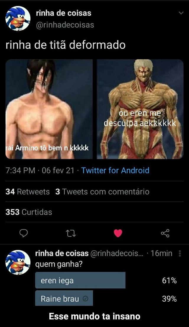 rinha de coisas on X: rinha de vídeos de Free Fire / X