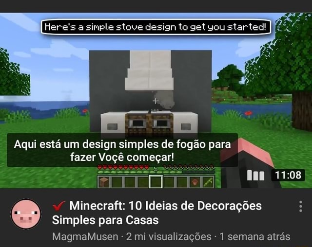 Aqui está um design simples de fogão para fazer Voçê começar