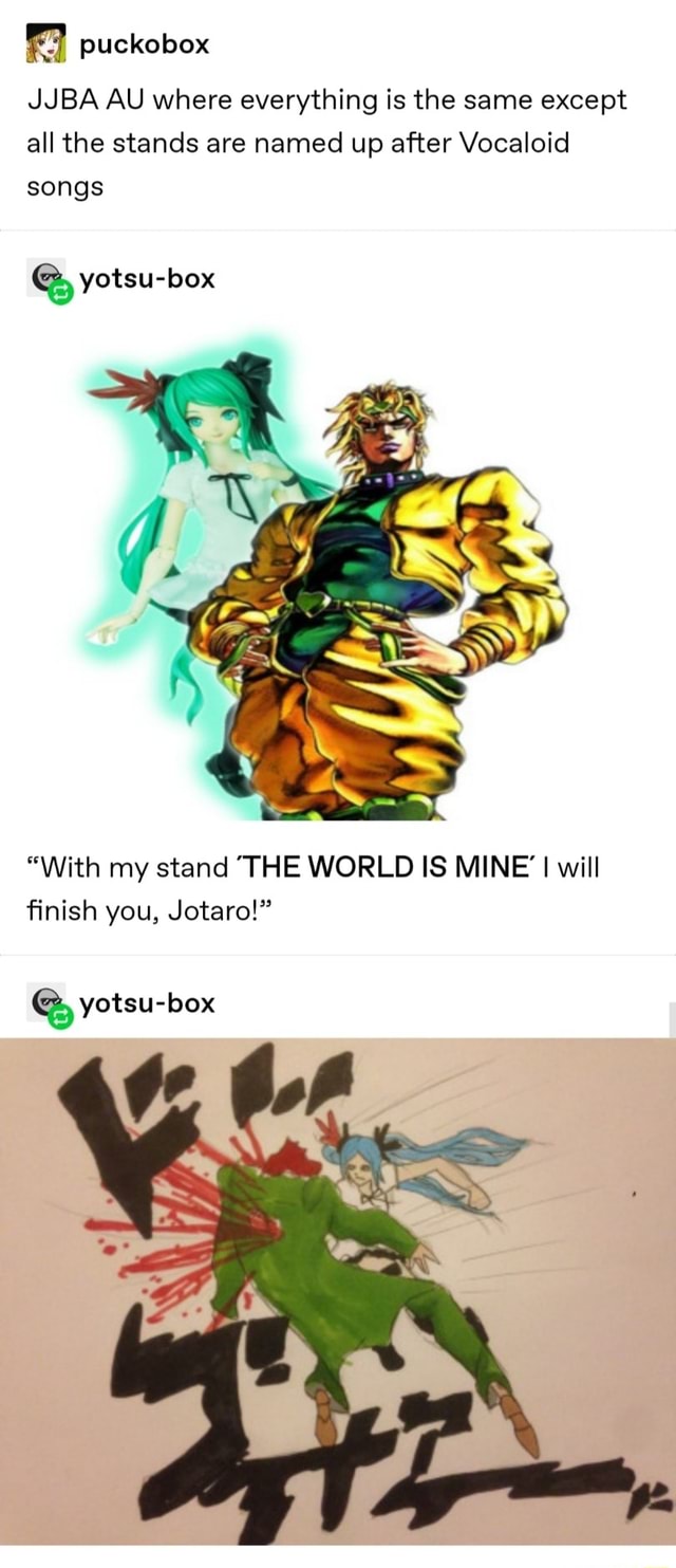 JJBA Vocaloid AU, JoJo's Bizarre Adventure