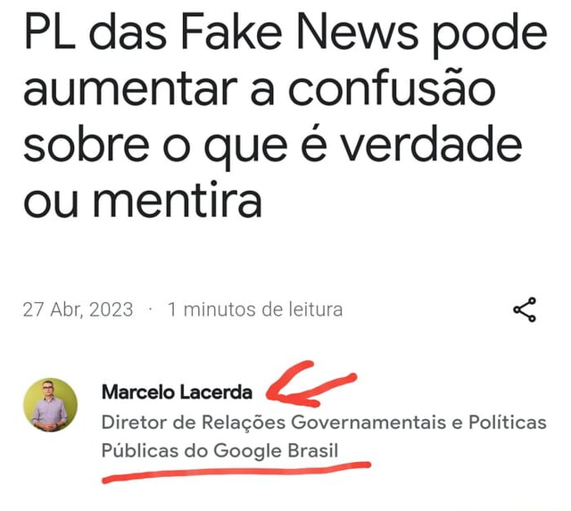 PL das Fake News pode aumentar a confusão sobre o que é verdade ou mentira