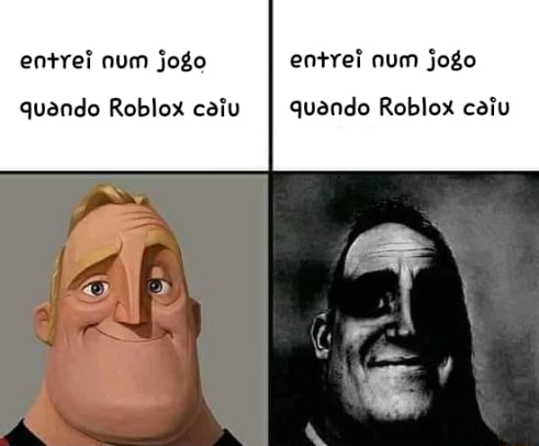 O ROBLOX CAIU.. 