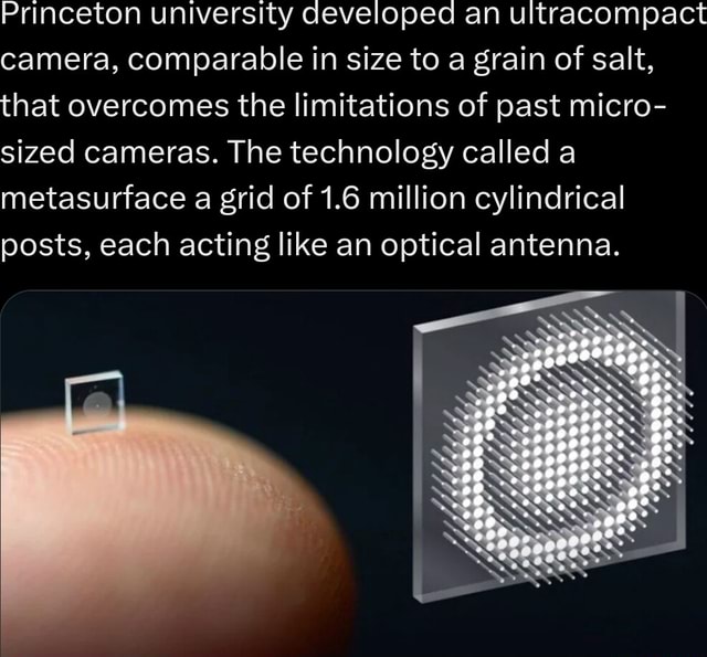 This ultra-compact camera is the size of a grain of salt