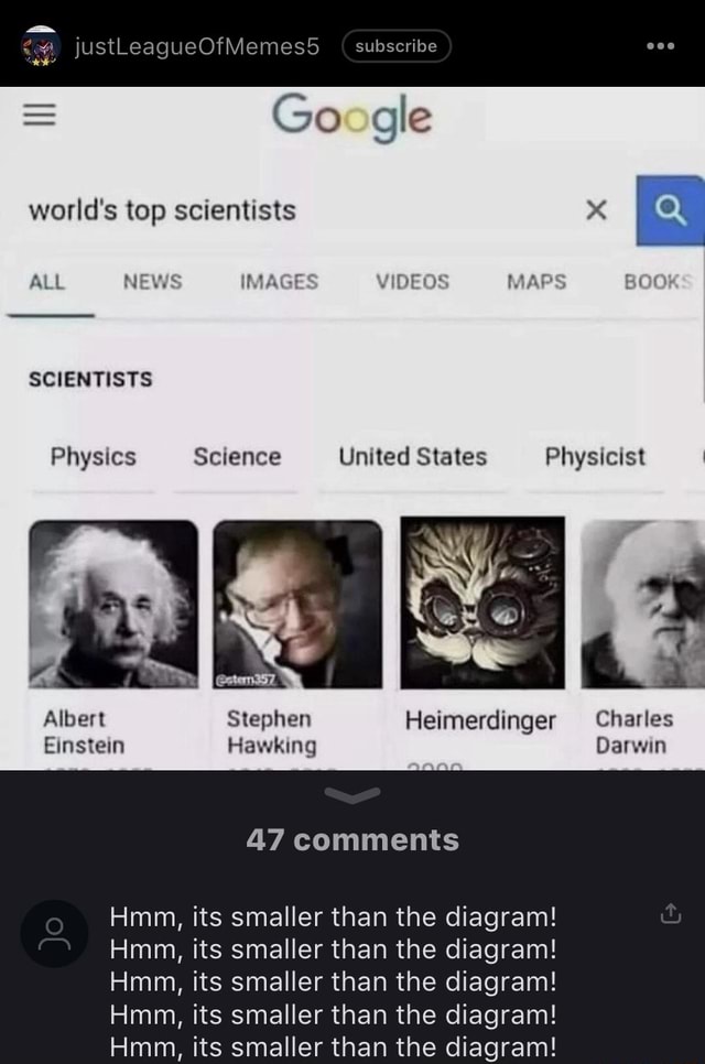 JustLeagueOfMemes5 Subscribe Google World's Top Scientists ALL NEWS ...