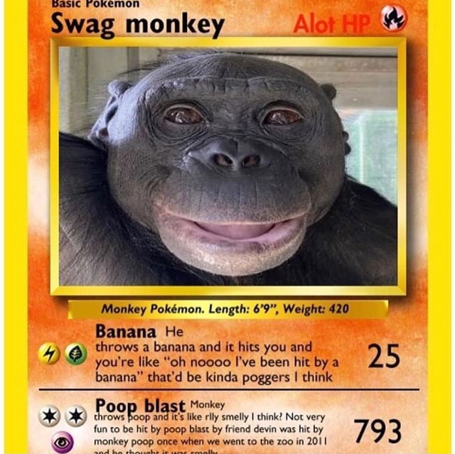 Pokemon Meme Monke