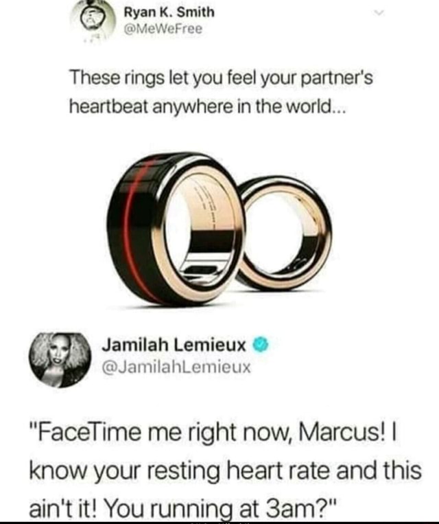 Rings that show partner's on sale heartbeat