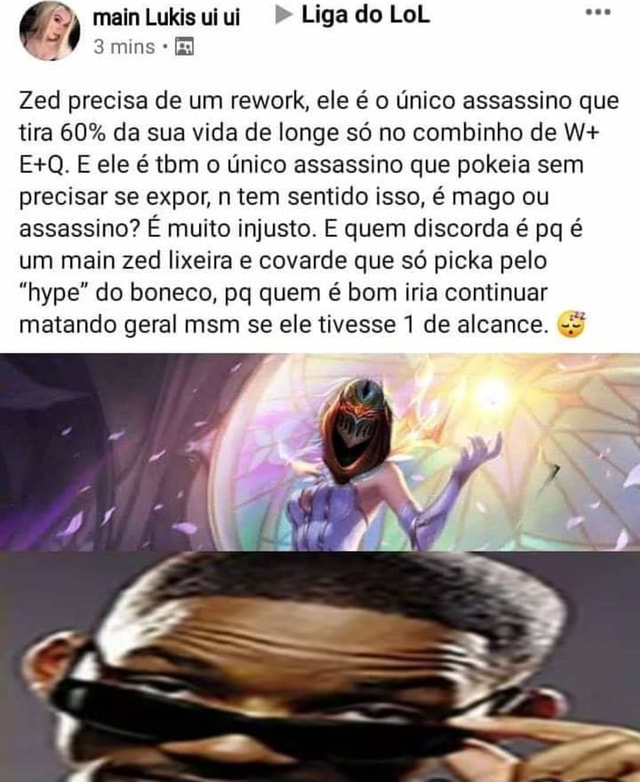 Créditos ~ foda-se vou jogar de zed