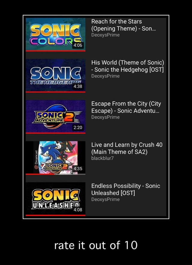 Endless Possibility - Sonic 