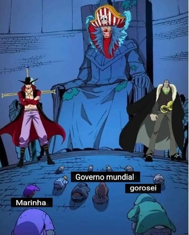 One Piece Governo mundial - Marinha - O Propósito Foi Herdado