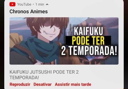 KAIFUKU VAI TER 2ª TEMPORADA? 