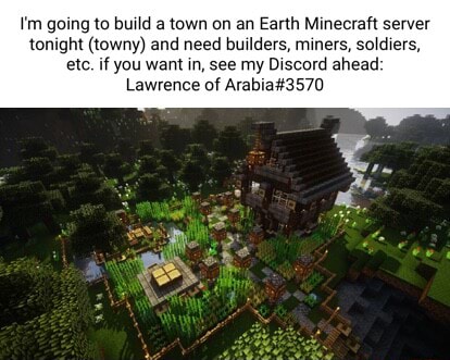 Earth Minecraft Server