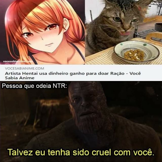 Neste perfil odiamos Anime NTR - iFunny Brazil