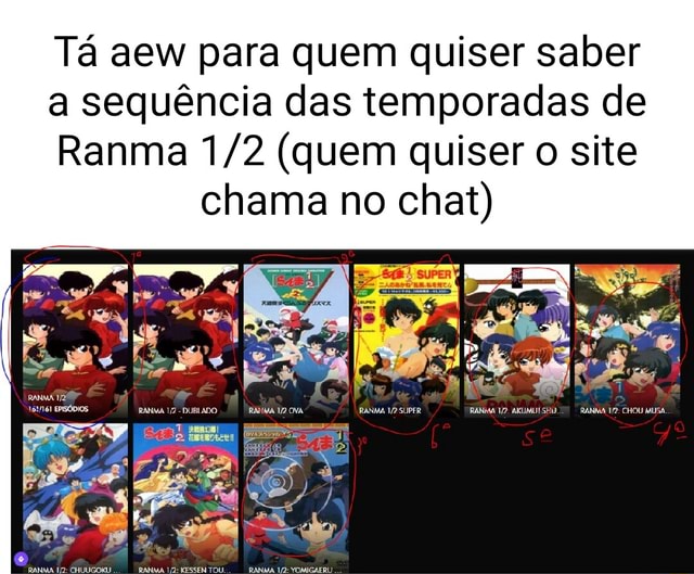 ranma 1/2 dublado todos os episódios