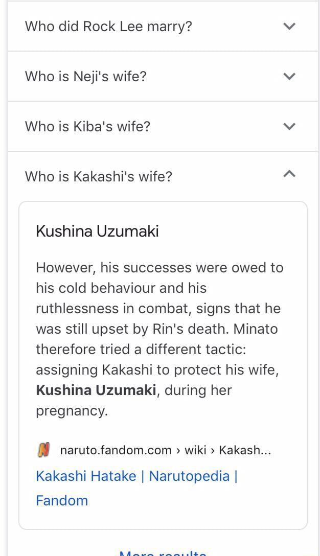 Kakashi Hatake, Wiki