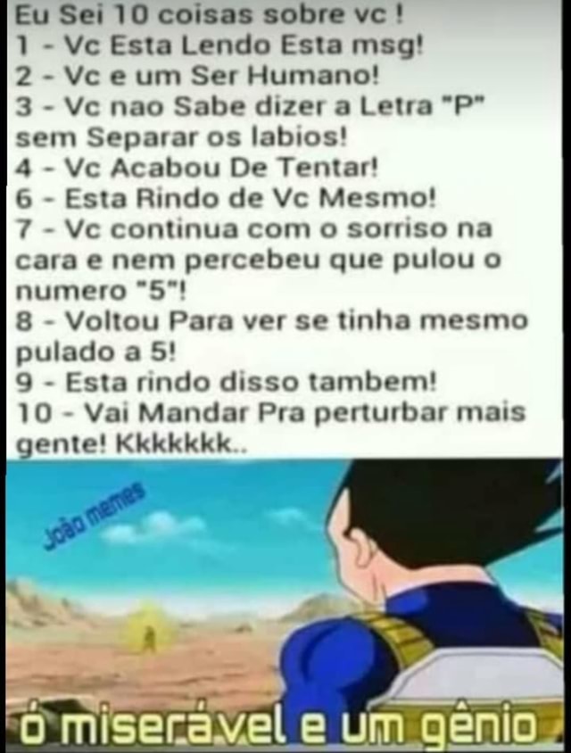 coisas q eu sei de vc kkkkk 