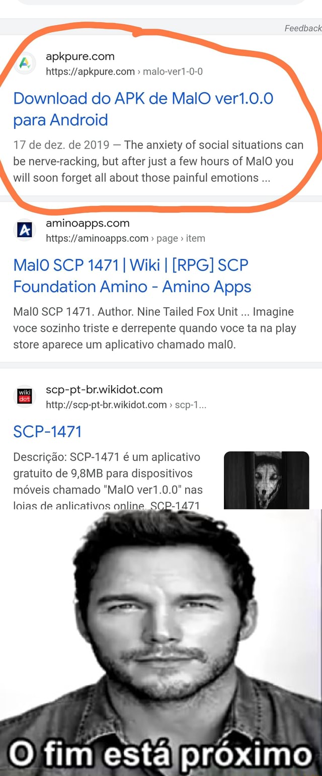 ATENÇÃO NÃO INSTALE ESSE APP.. SCP-1471 mal0 ver1.0.0 #scp