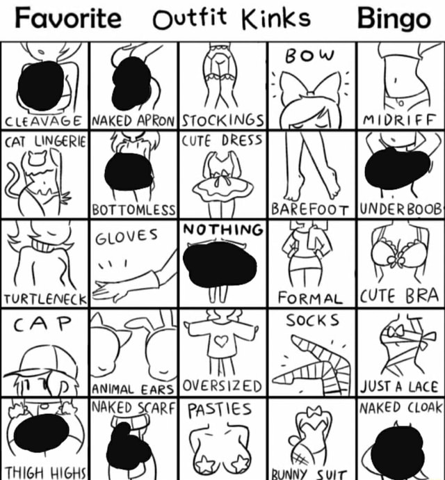 Favorite Ovtfit Kinks Bingo CLEAVAGE CAT LIN NAKED STOCKINGS CUTE DRES LAI  & BOTTOMLESS NOTHING q y