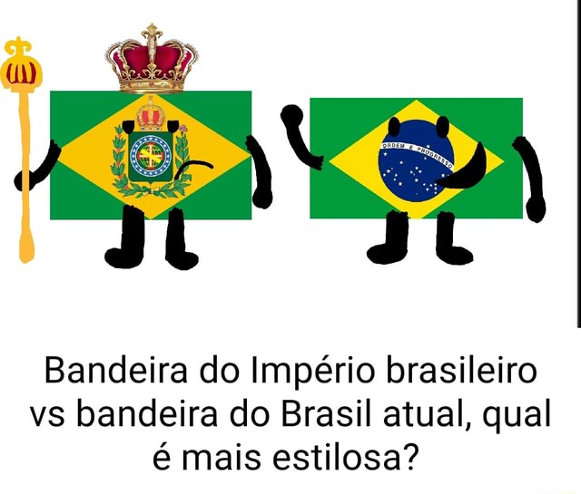 Império do Brazil: Bandeiras do Brasil