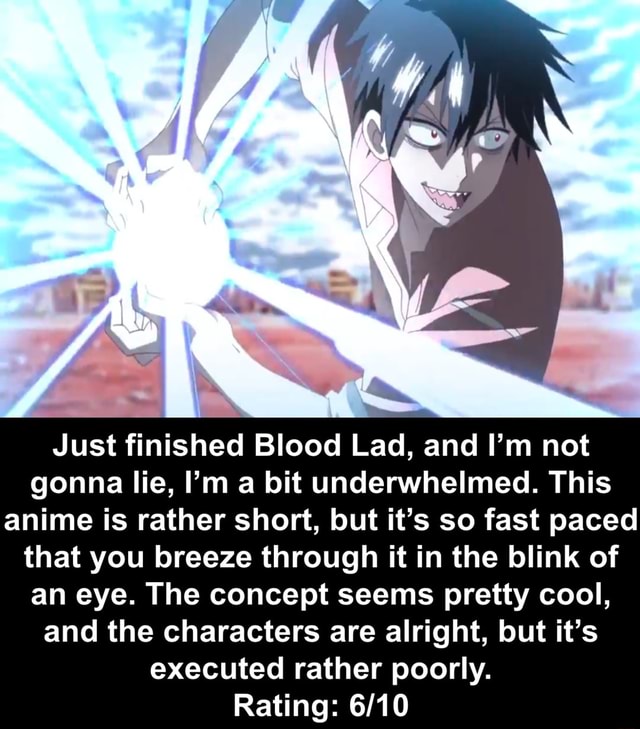 Blood Lad  Anime, Anime memes, Anime quotes