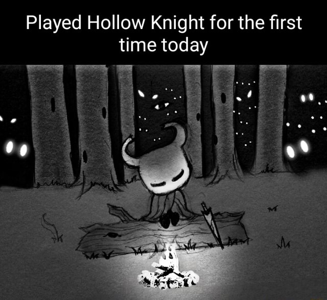 Played Hollow Knight for the very first time today, ABSOLUTELY LOVED IT!  Here's a doodle i made for the occasion! : r/HollowKnight