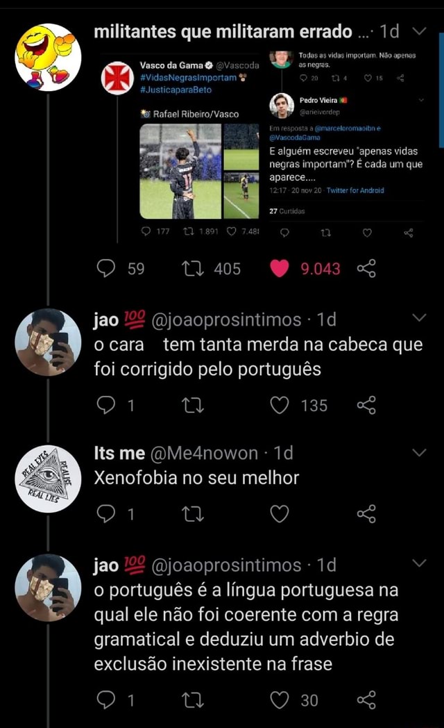 militantes que militaram errado on X:  / X