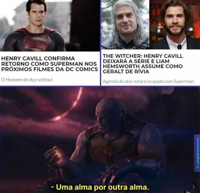 I : HENRY CAVILL CONFIRMA THE WITCHER: HENRY SÉRIE CAVI LIAM