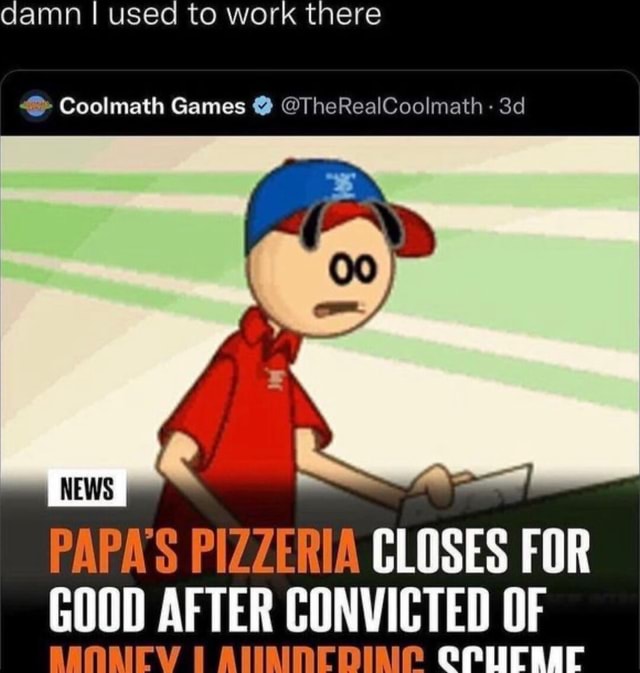 Damn I used to work there Coolmath Games @ math PAPA'S PIZZERIA