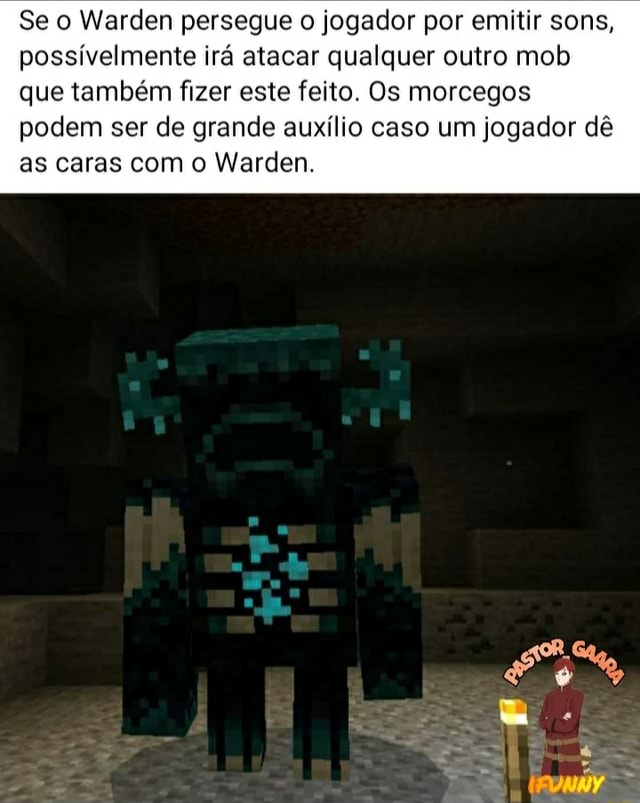 Mobs do Minecraft Realista Parte 1 Warden e Phantom UT - iFunny Brazil