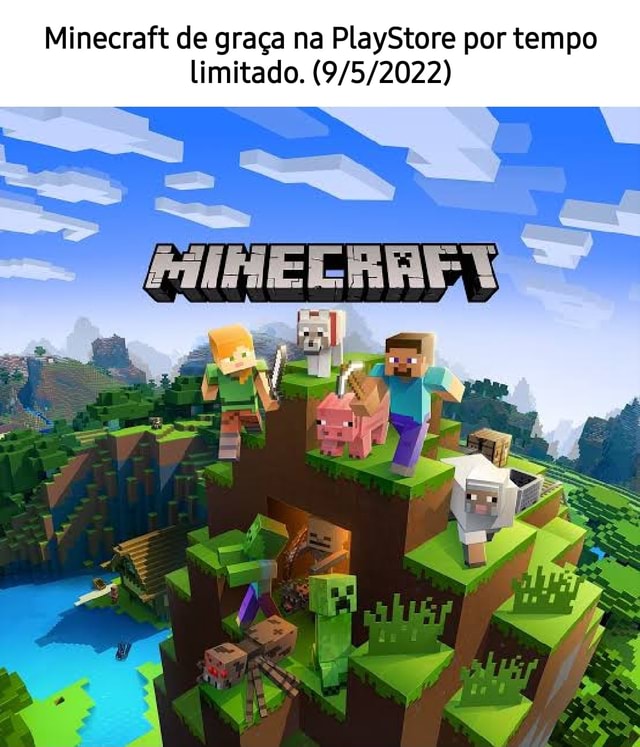 Minecraft aparece de graça no Android temporariamente