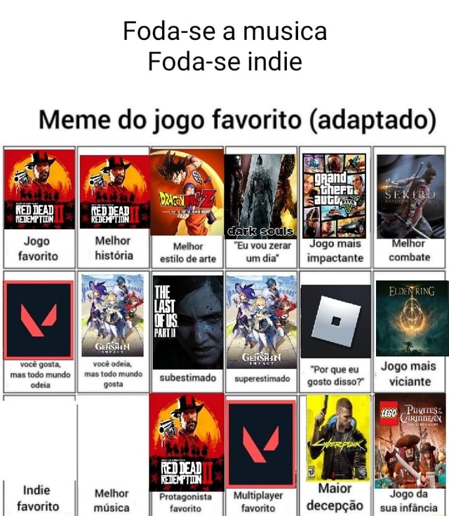 Música - Meu Game Favorito