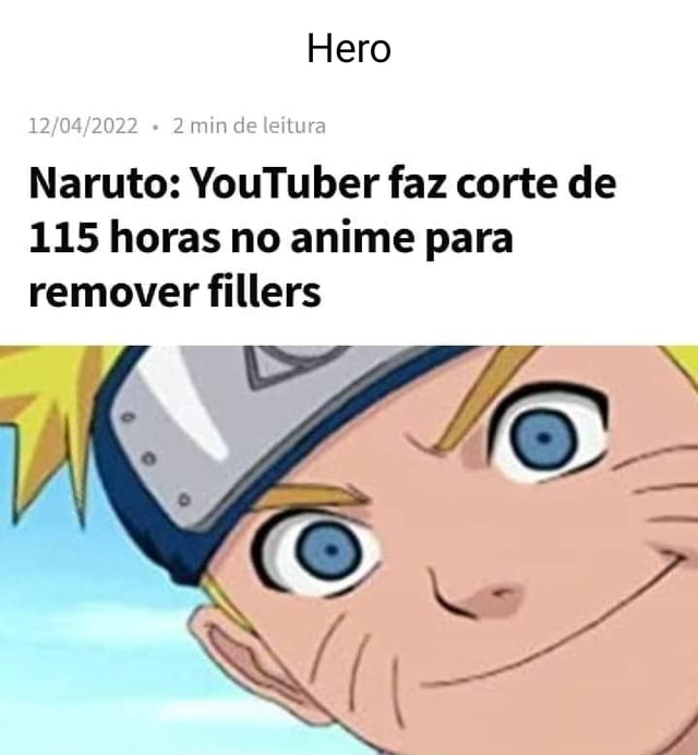 Naruto: r faz corte de 115 horas no anime para remover