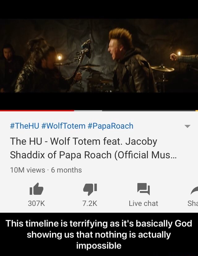 The HU - Wolf Totem feat. Jacoby Shaddix of Papa Roach (Official Music  Video) 