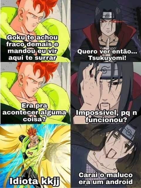 Os caras querem inventar que o Goku é, - 4 Mundo Tirinhas