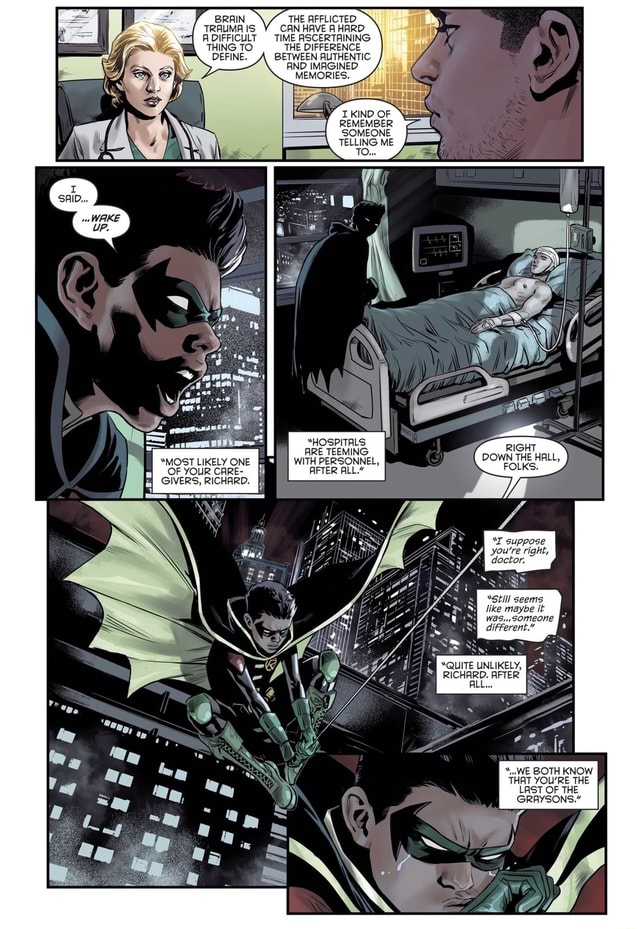 BRAIN TRAUMA ADIFEICULT THING TO DEFINE. MOST LIKELY ONE OF YOUR CARE