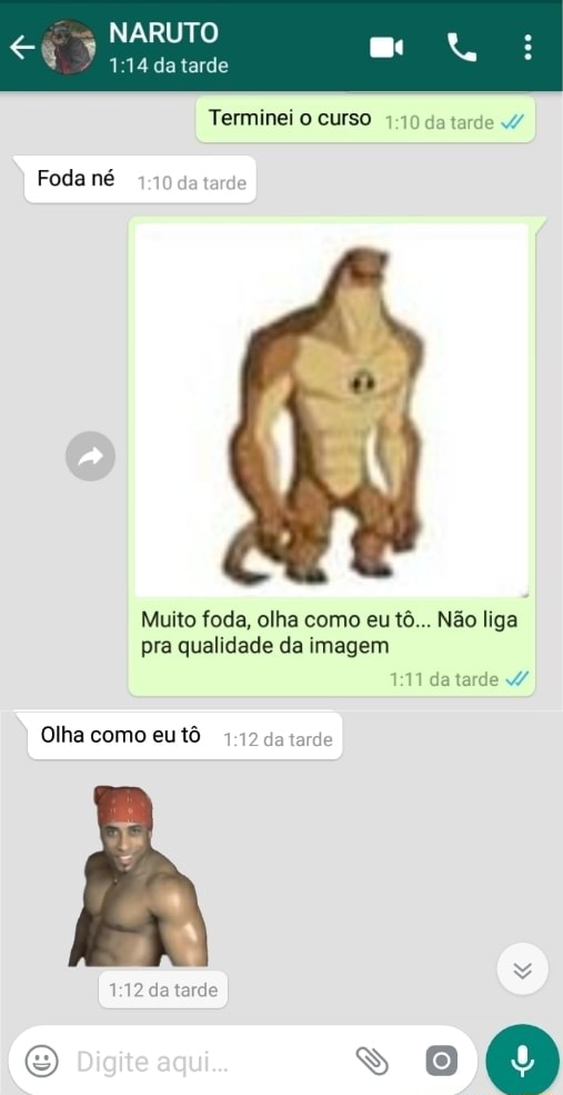 Naruto é muito foda