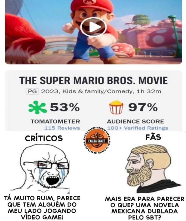 Metacritic Gives The Super Mario Bros. Movie A 48% Review Score 