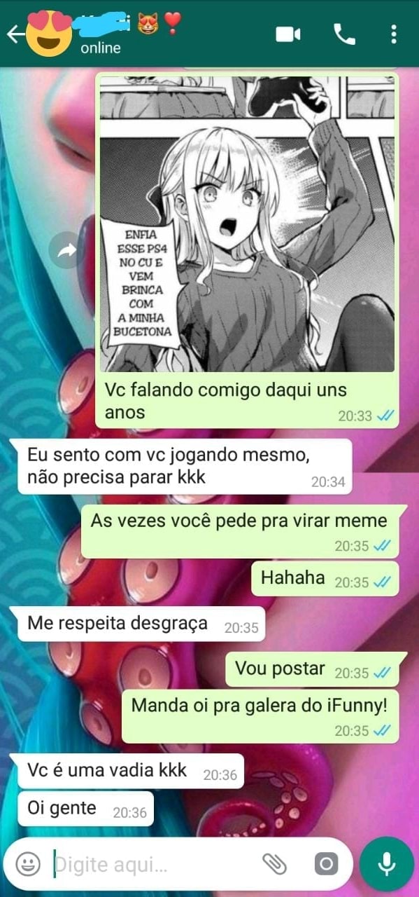 Quando alguém diz que você kibou no meme que você criou SUS