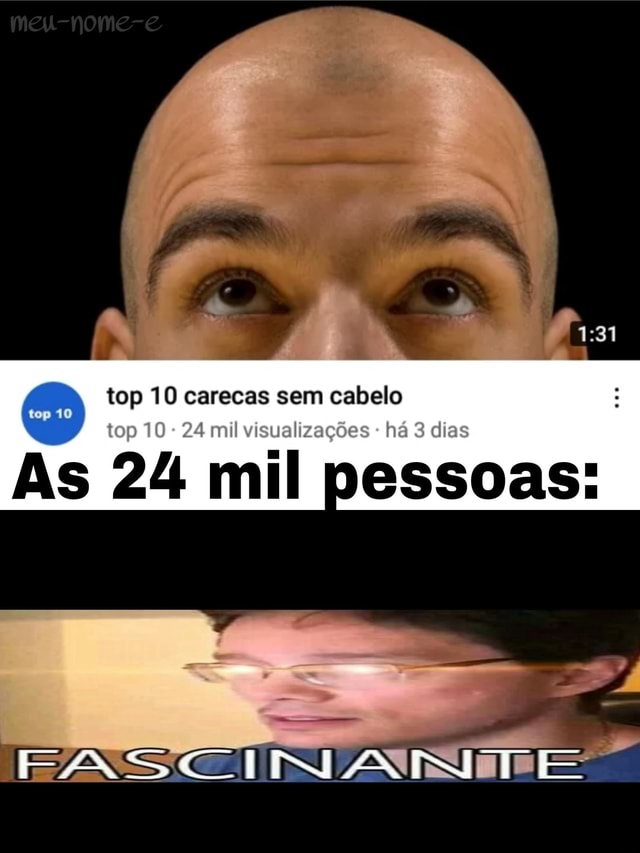 TOP CARECAS DOS ANIMES 