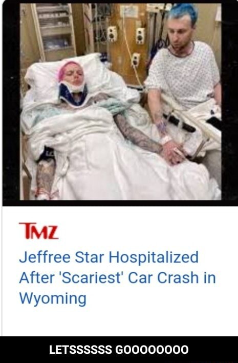 Jeffree Star Car Accident:  Star Injured